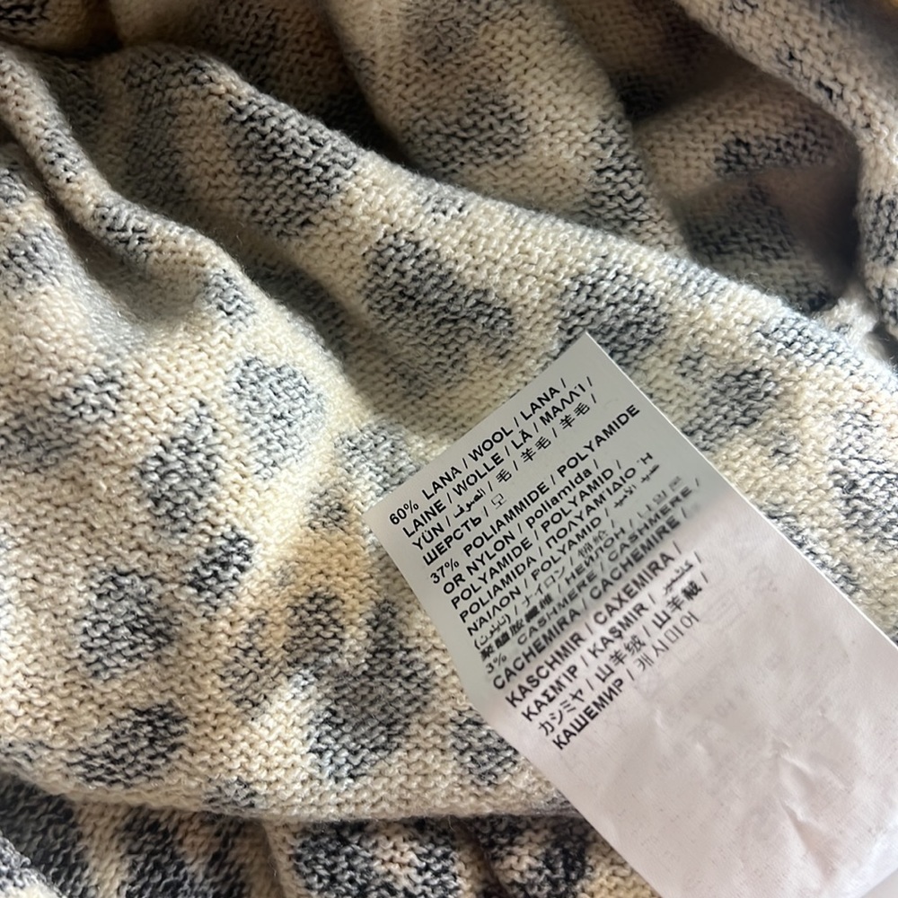 LOVE MOSCHINO Animal Leopard Print Short Sleeve Pullover Sweater Dress - Picture 13 of 13